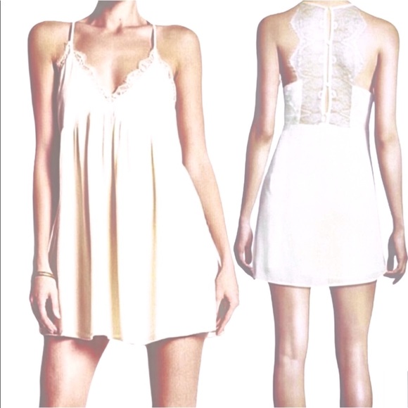 NWT Lucca Couture Lace Off White Mini Dress - Picture 4 of 6